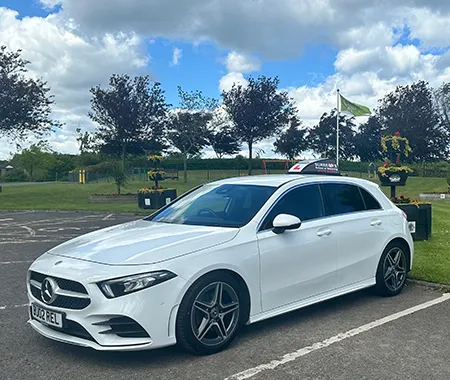Burrell's Mercedes Learn to Drive Car